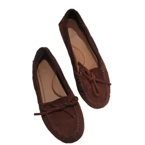 Lucky Brand Leather Brown Moccasins Size 8.5