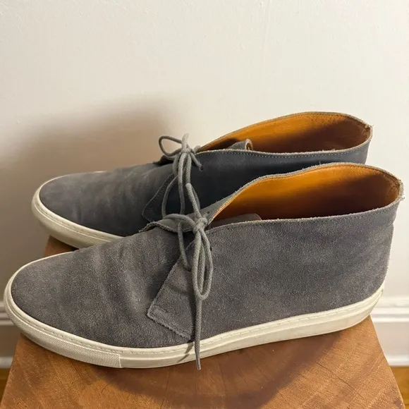 Ludwig Reiter Adriatic Gray Suede Chukka Boots Sneakers Trainers EU 45 US 11