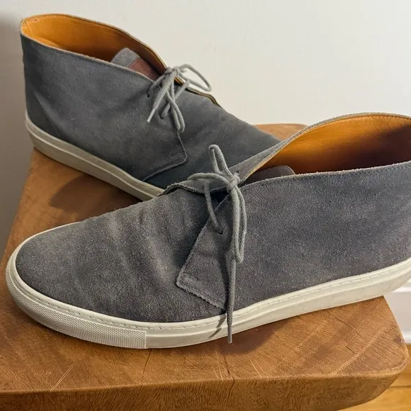 Ludwig Reiter Adriatic Gray Suede Chukka Boots Sneakers Trainers EU 45 US 11