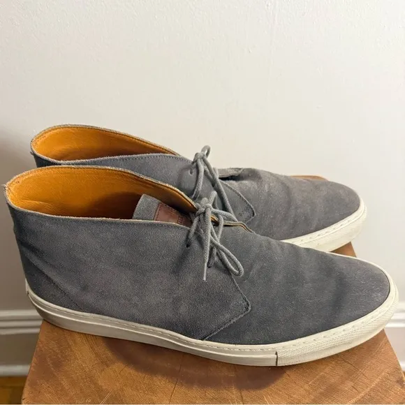 Ludwig Reiter Adriatic Gray Suede Chukka Boots Sneakers Trainers EU 45 US 11
