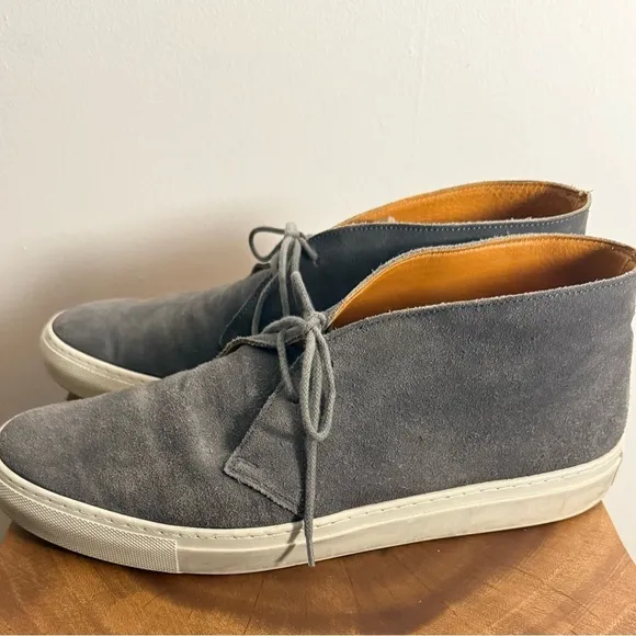 Ludwig Reiter Adriatic Gray Suede Chukka Boots Sneakers Trainers EU 45 US 11