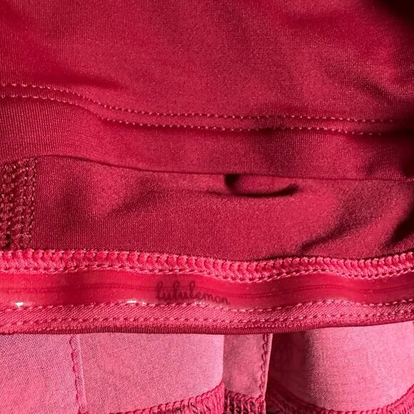 Lululemon Athletica Prisma Multi Guava Lava Boom Juice Pace Setter Skort Size 10
