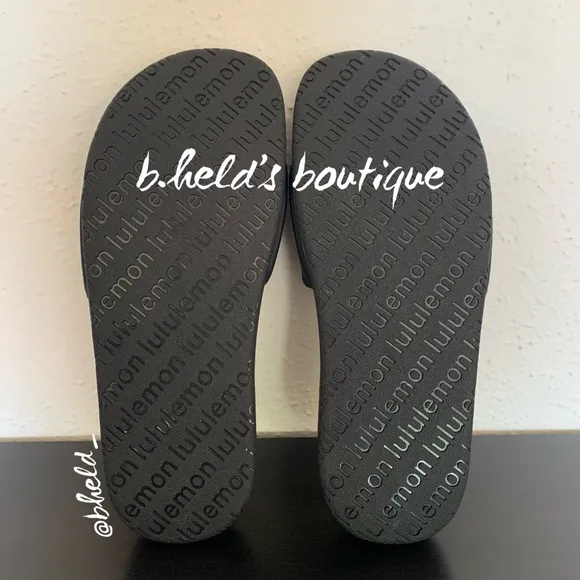 lululemon Restfeel Women’s Slide in Black/Graphite Grey Size 10 Brand New NWT