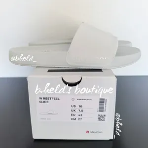 lululemon Restfeel Women’s Slide in Bone (Cream/Off-White) Size 10 New NWT