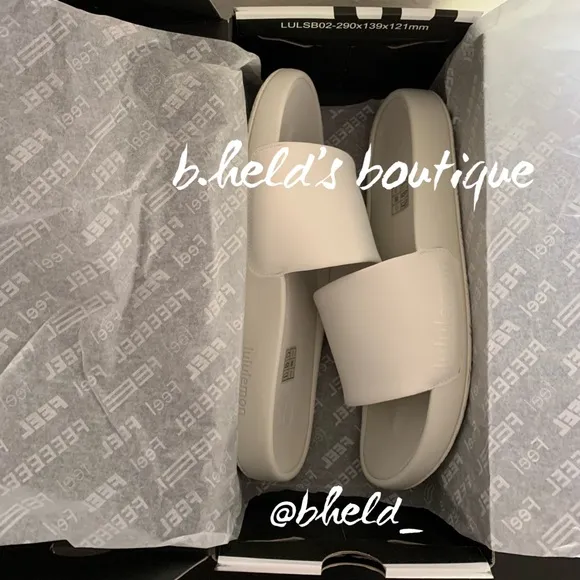 lululemon Restfeel Women’s Slide in Bone (Cream/Off-White) Size 10 New NWT