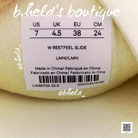 lululemon Restfeel Women’s Slide in Lemon Ice Yellow Size 7 Brand New NWT
