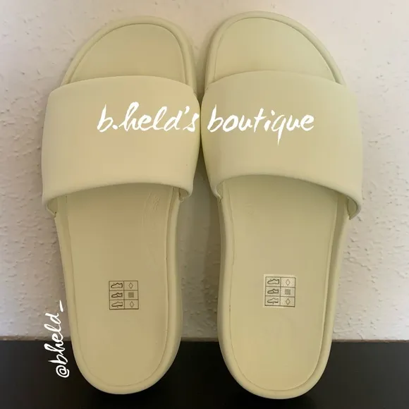 lululemon Restfeel Women’s Slide in Lemon Ice Yellow Size 7 Brand New NWT