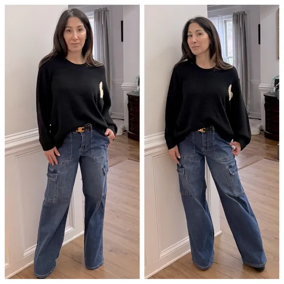 MADE IN ITALY OVERSIZED FABULOUS SWEATER