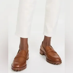 MADEWELL Corinne legalize brown loafers corpcore office slip leather size 7