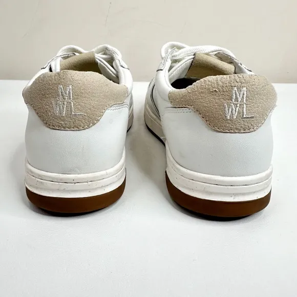 Madewell Court Sneakers in Colorblock Leather and Suede Ivory Multi SZ 8.5