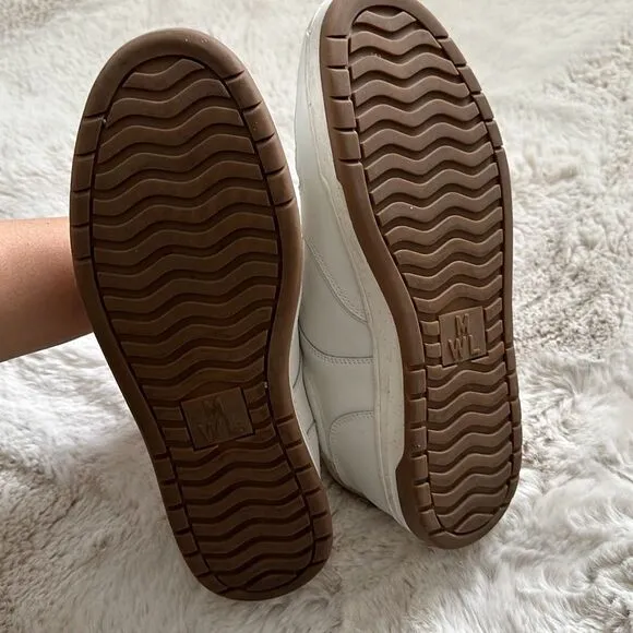 Madewell Court Sneakers in Colorblock Leather and Suede Size 11.5