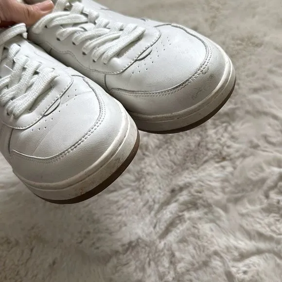 Madewell Court Sneakers in Colorblock Leather and Suede Size 11.5
