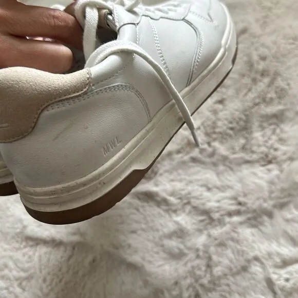 Madewell Court Sneakers in Colorblock Leather and Suede Size 11.5