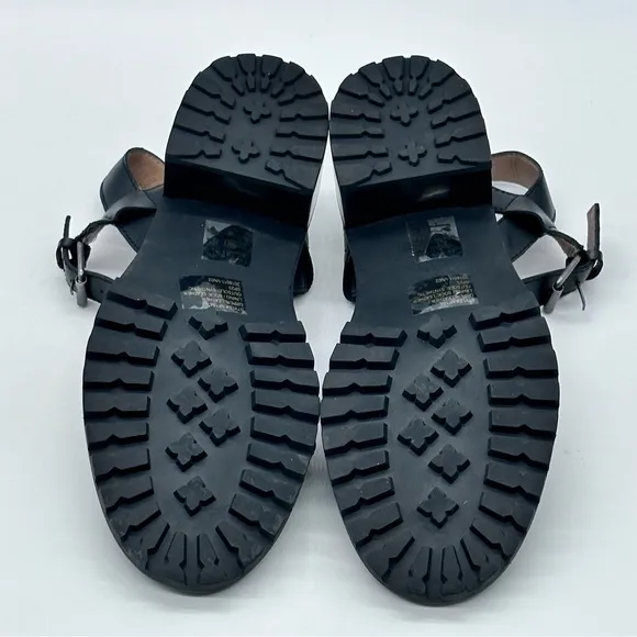 Madewell Erin Lugsole Leather Sandals. Size 10
