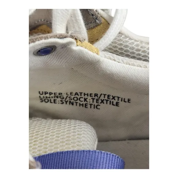 Madewell Kickoff Leather Trainer Sneakers in Distant Pumice Multi Size 7.5 Women