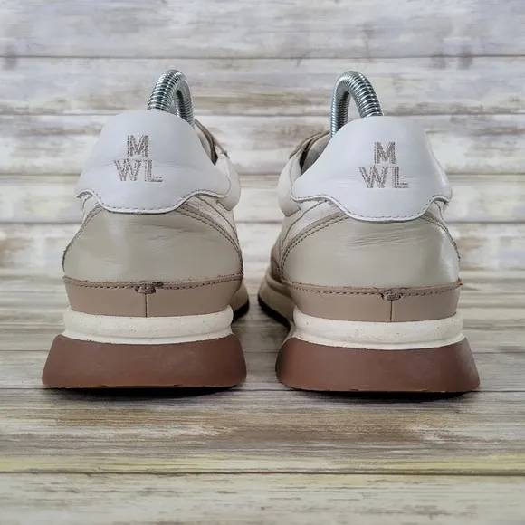 Madewell Kickoff Trainer Sneakers Eco-friendly Recycled Womens 8.5 Mens 7 Cream