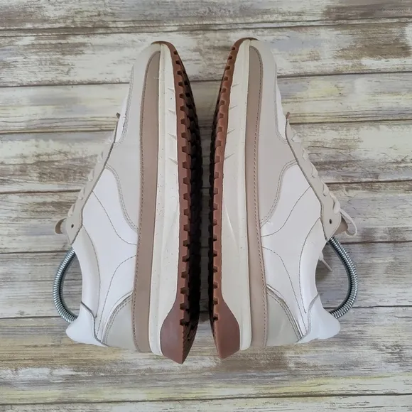 Madewell Kickoff Trainer Sneakers Eco-friendly Recycled Womens 8.5 Mens 7 Cream