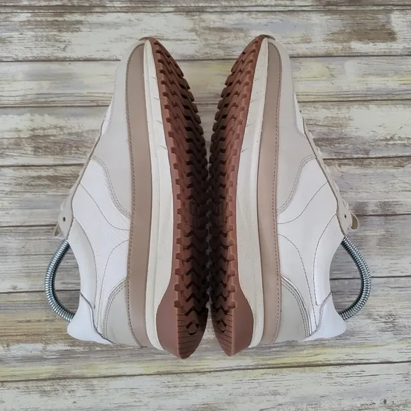 Madewell Kickoff Trainer Sneakers Eco-friendly Recycled Womens 8.5 Mens 7 Cream