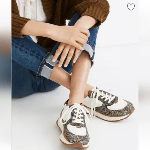 Madewell Kickoff Trainer Sneakers in Olive grove multi size Womans 9.5 Mens 8