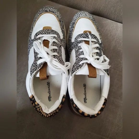 Madewell Kickoff Trainer Sneakers in Olive grove multi size Womans 9.5 Mens 8