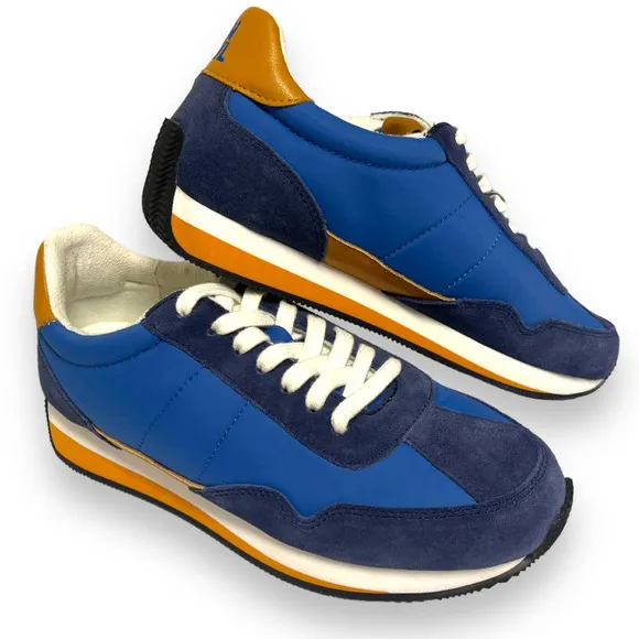 Madewell League Sneakers in Suede | Navy Blue | Womens 7.5