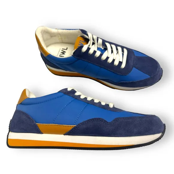 Madewell League Sneakers in Suede | Navy Blue | Womens 7.5
