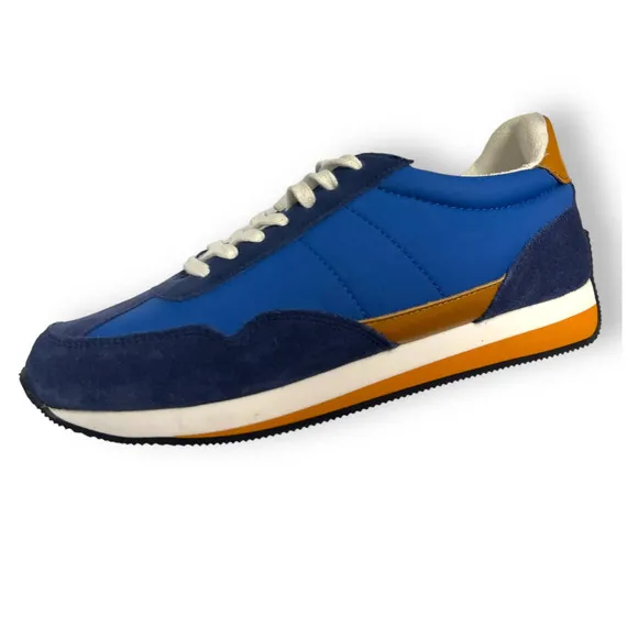 Madewell League Sneakers in Suede | Navy Blue | Womens 7.5