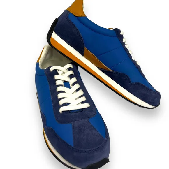 Madewell League Sneakers in Suede | Navy Blue | Womens 7.5