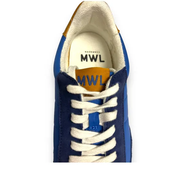 Madewell League Sneakers in Suede | Navy Blue | Womens 7.5