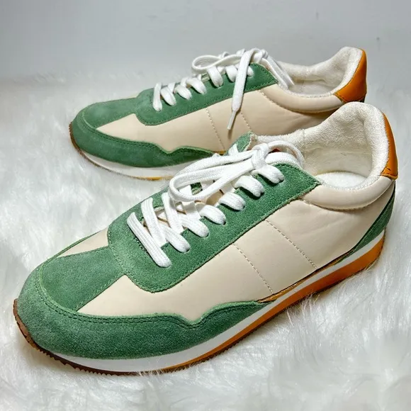 Madewell League Sneakers in Washed Nubuck and Suede Size 7.5W / 6Men