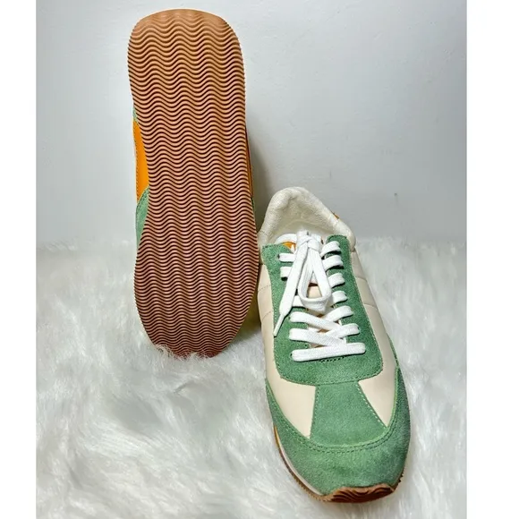 Madewell League Sneakers in Washed Nubuck and Suede Size 7.5W / 6Men