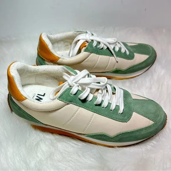 Madewell League Sneakers in Washed Nubuck and Suede Size 7.5W / 6Men
