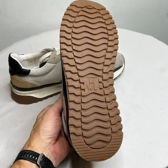 Madewell Mens $98 Kickoff Trainer Sneakers Canvas and Suede Sz 9.5 MD821
