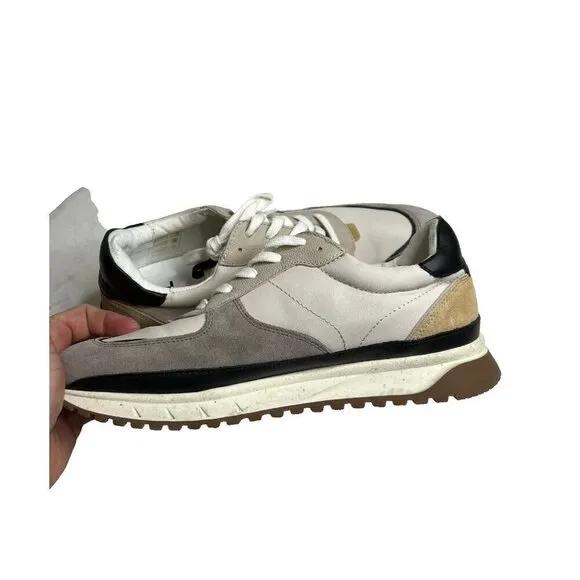 Madewell Mens $98 Kickoff Trainer Sneakers Canvas and Suede Sz 9.5 MD821