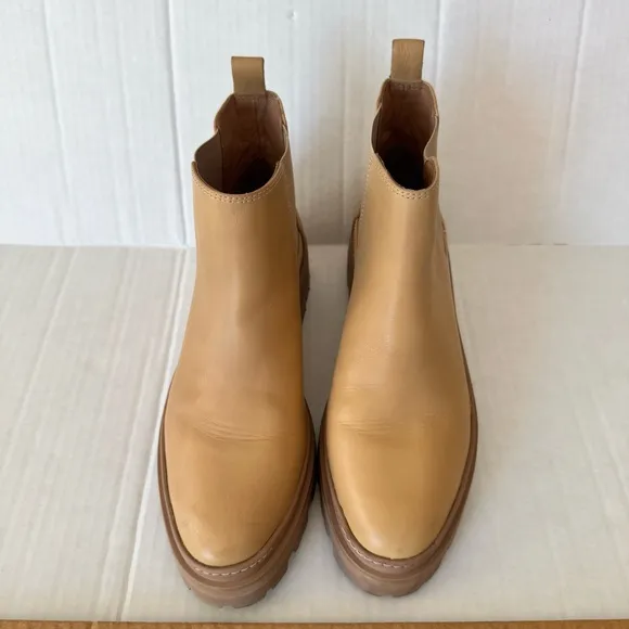 Madewell Paulette Chelsea Leather Ankle Boots