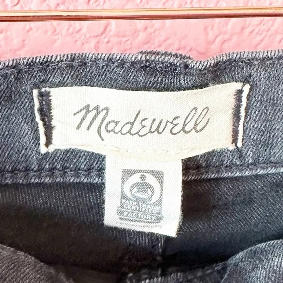 Madewell Roadtripper Skinny Flare Jeans Bellehaven Wash Slit Hem Edition 27