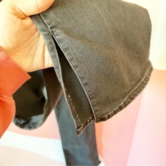 Madewell Roadtripper Skinny Flare Jeans Bellehaven Wash Slit Hem Edition 27