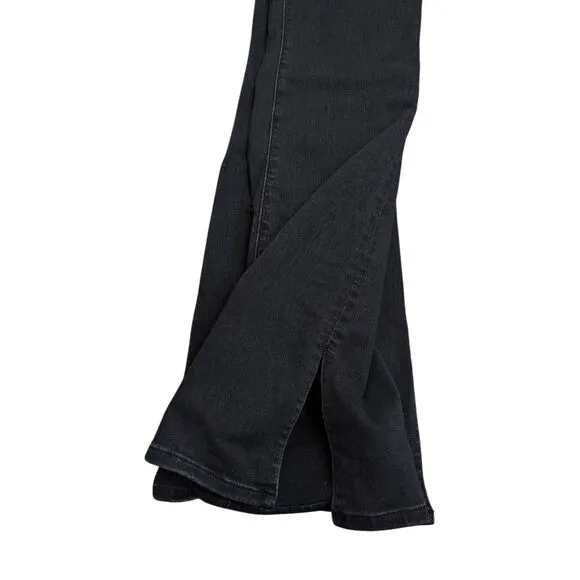Madewell roadtripper skinny flare jeans in bellhaven wash slit hem edition size