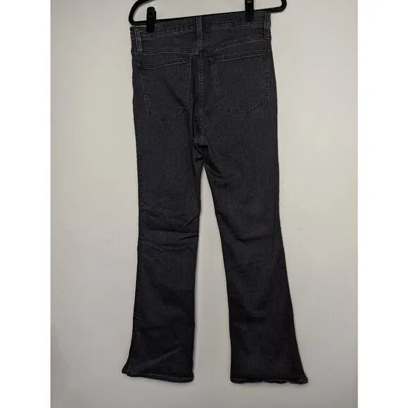 Madewell roadtripper skinny flare jeans in bellhaven wash slit hem edition size