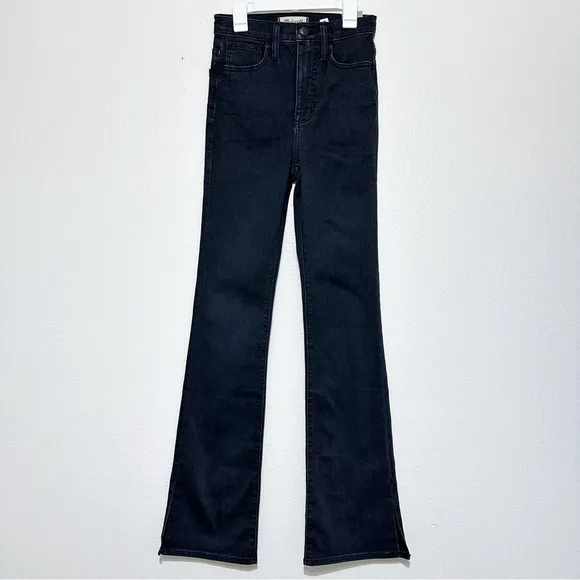 Madewell Skinny Flare Jeans in Bellhaven Wash: Slit-Hem Edition 23