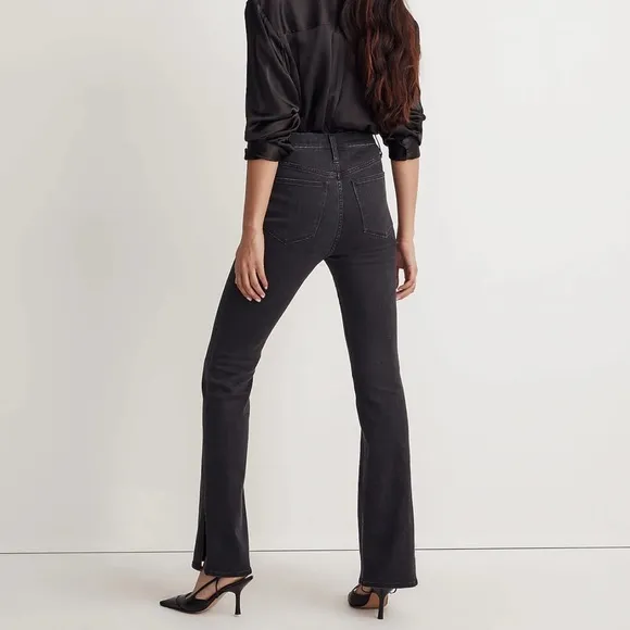 Madewell Skinny Flare Jeans in Bellhaven Wash: Slit-Hem Edition 23