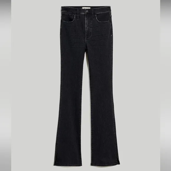 Madewell Skinny Flare Jeans in Bellhaven Wash: Slit-Hem Edition 23