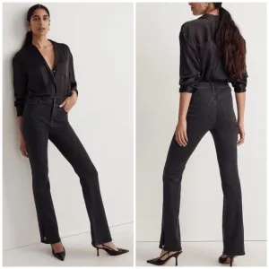 Madewell Skinny Flare Jeans in Bellhaven Wash: Slit-Hem Edition 24