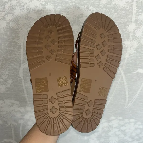 Madewell The Charley Strappy Sandal Brown Size 8