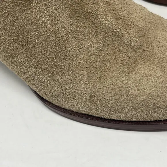 Madewell The Mira Side-Seam Ankle Boots in Suede 6 tan