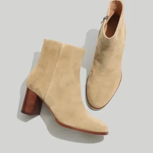 Madewell The Mira Side-Seam Ankle Boots in Suede 6 tan