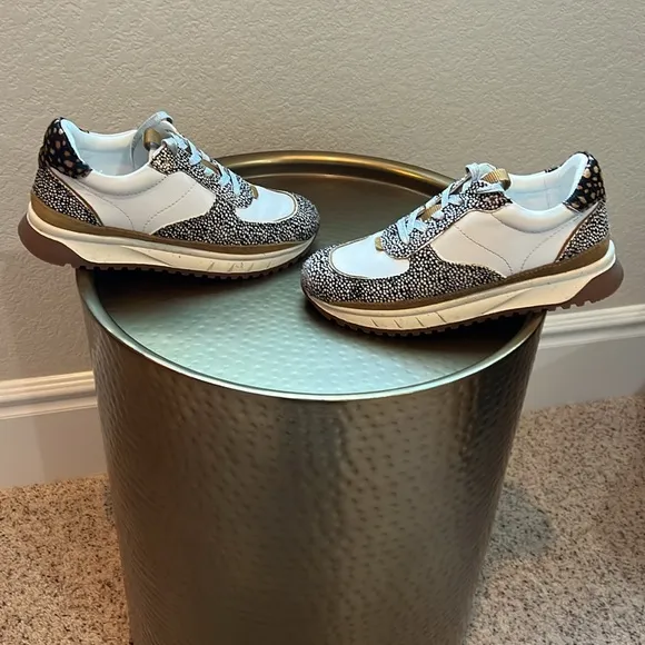 MADEWELL Trainer Sneakers in Leather and Spot Mix Calf Hair