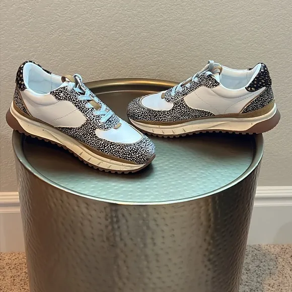 MADEWELL Trainer Sneakers in Leather and Spot Mix Calf Hair