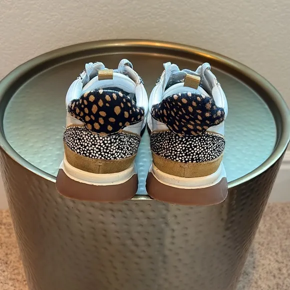 MADEWELL Trainer Sneakers in Leather and Spot Mix Calf Hair