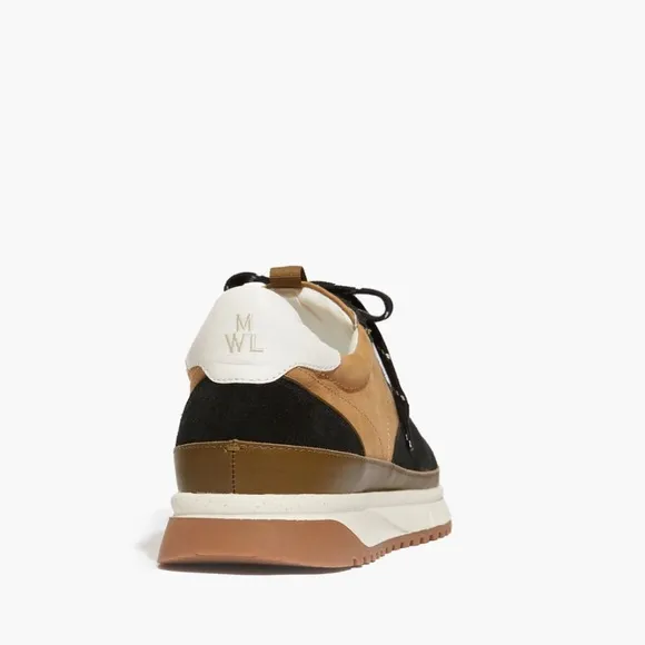 Madewell Unisex Kickoff Trainer Sneakers in Nubuck, Suede and Leather